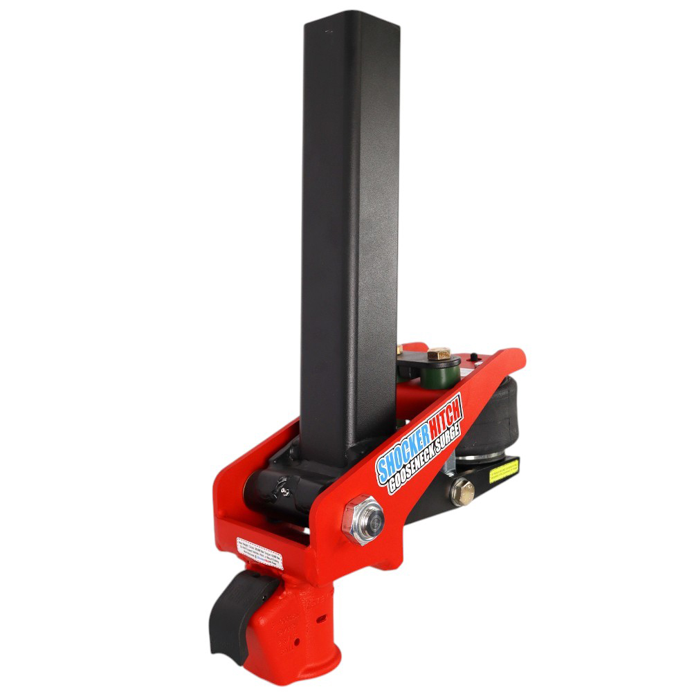Shocker Gooseneck Air Hitch & Demco Coupler for 2-5/16" Ball - Blank Stem