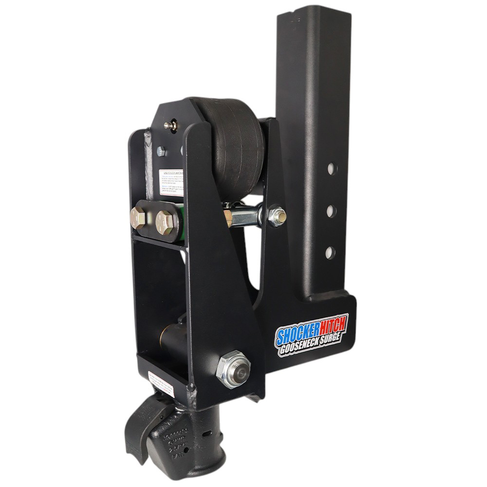 Shocker Gooseneck Air Hitch & 9" Extender Demco Coupler for 2-5/16" Ball - Square Stem