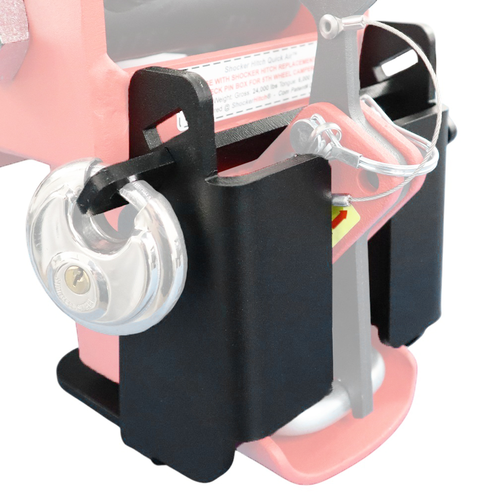 Shocker Shift Lock Gooseneck Coupler Lock - Padlock Style (lock not included)