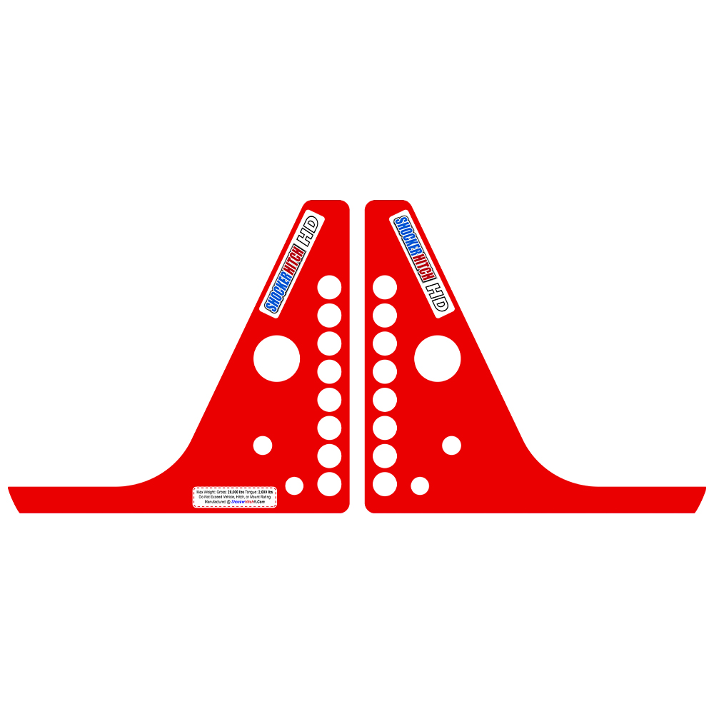 Custom Hitch Decal - 20K Red