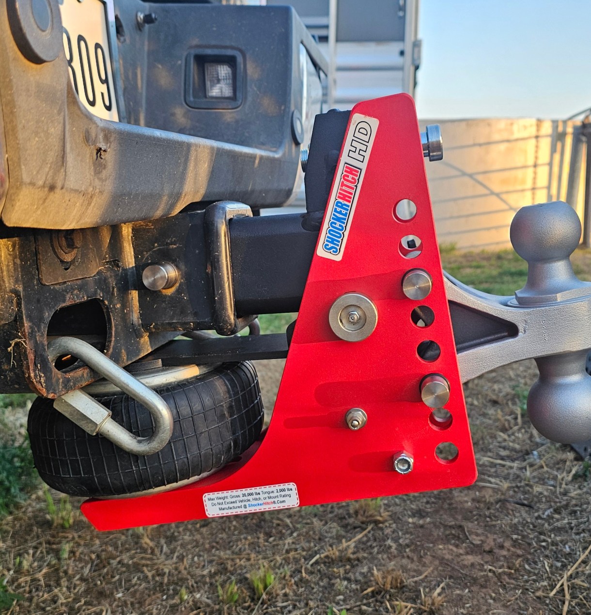 HD Air Hitch & Silver Combo Installed