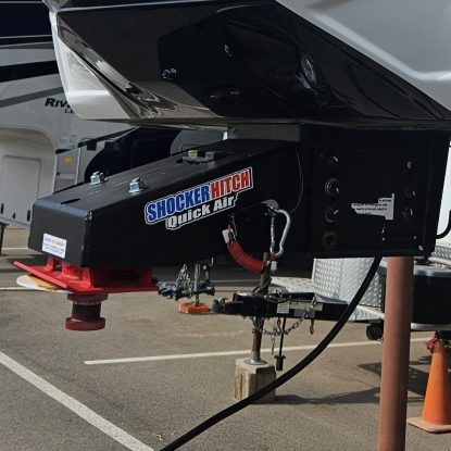 Quick Air Ride 5th Wheel Pin Box with Kingpin Installed