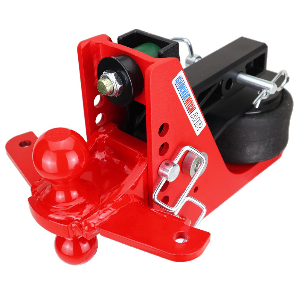 14K Original Air Hitch with Red Combo Ball Mount with Sway Tabs - For 2" Receiver