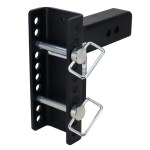 Shocker XR Channel Drop Hitch - Fits 2/1/2" Receiver - 10 Hole Frame