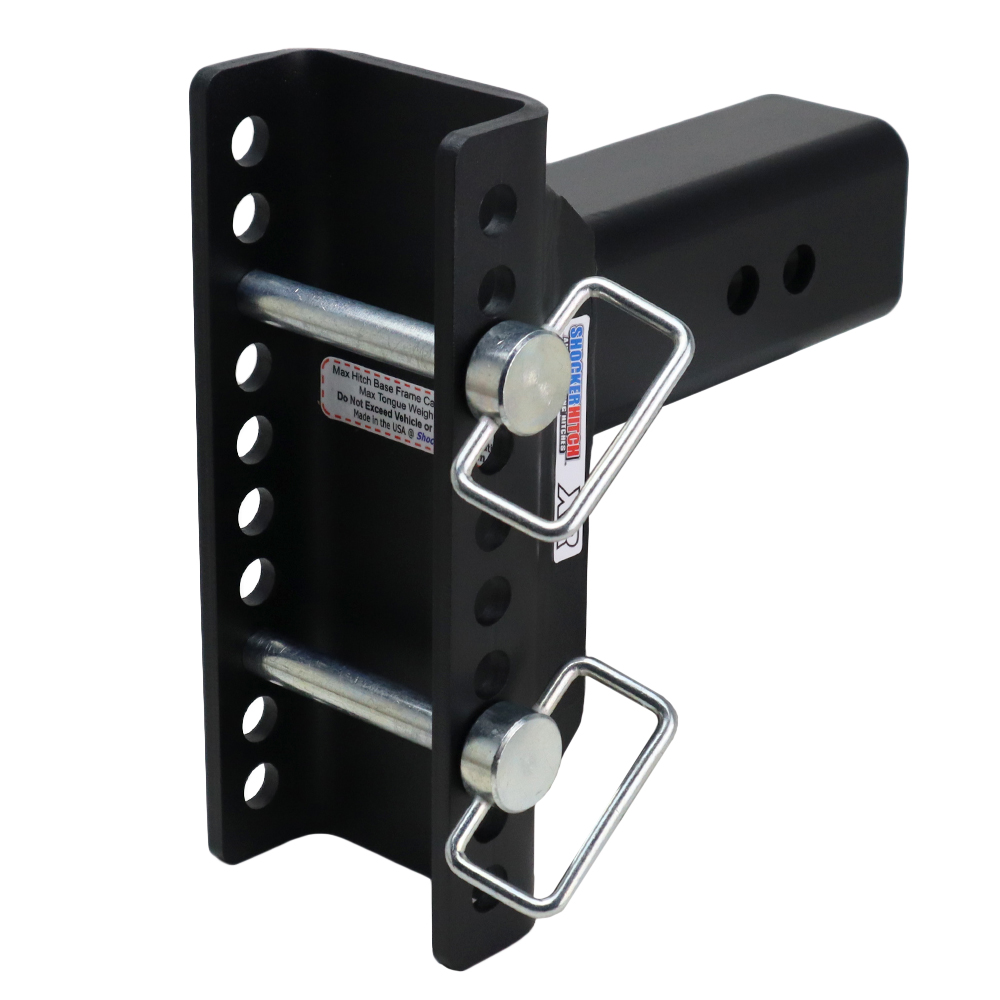 Shocker XR Channel Drop Hitch Frame - Fits 3" Receiver - 10 Hole Frame