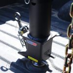 5th Wheel to Shift Lock Gooseneck Coupler Attached to Ball