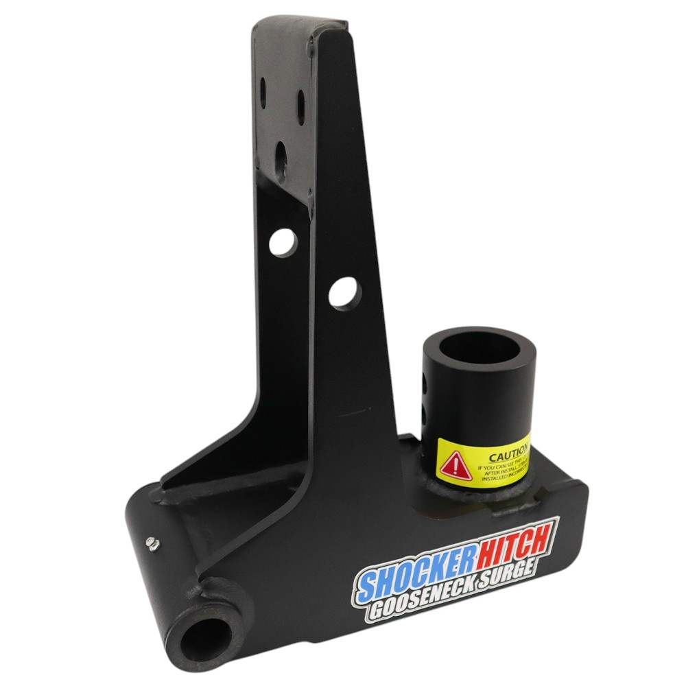 9" Offset Multi-Fit Round Gooseneck Air Stem Base (Includes Bushings & Grease Zerk)