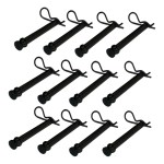 Black Bullet Bumper Hitch Replacement Pins - 12 Pack