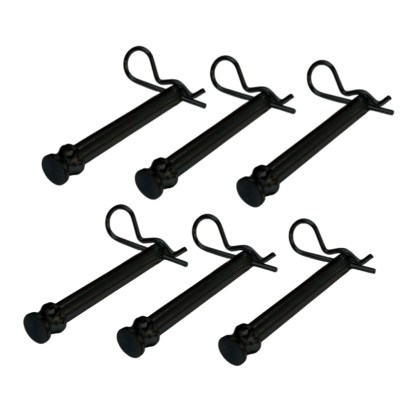Black Bullet Bumper Hitch Replacement Pins - 6 Pack