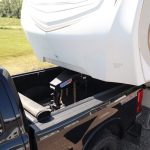 Shocker 5th Wheel Camper to Shift Lock Gooseneck Coupler Kit Installed with Chains