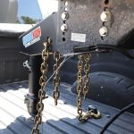 Shocker 5th Wheel to Demco Gooseneck Coupler - Installed - Rear