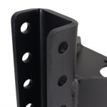 Vertical Channel Bolt on Tongue Adapter for Alumimium Trailer A-Frames - Close up