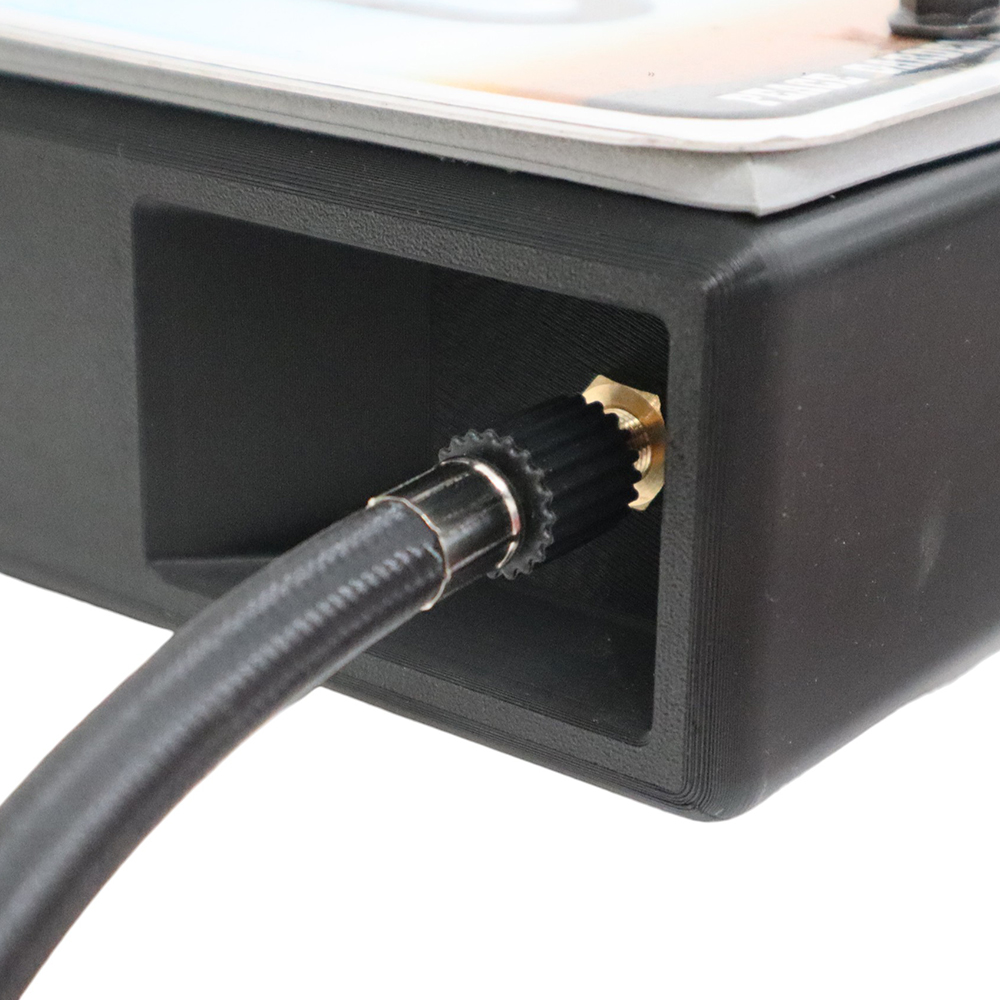 Air Tank Valve and Air Line Close Up