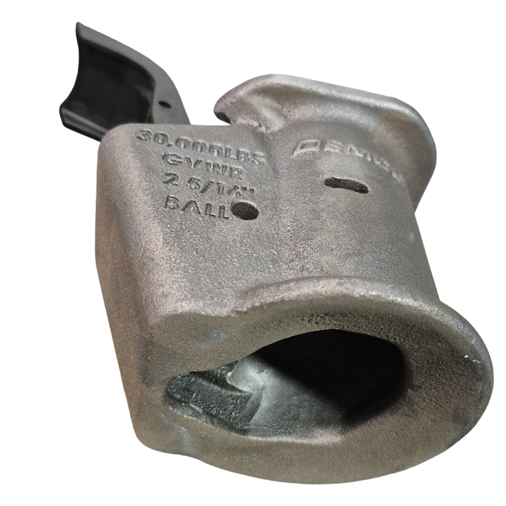 Demco Coupler for Goosenecks - 2-5/16" Ball - 30,000 lbs. Rating - Open Position
