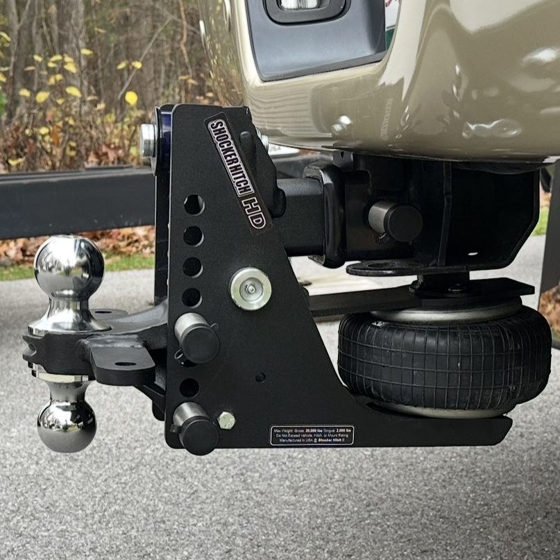 Shocker HD Max Air Hitch & Combo Sway Installed