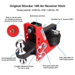 14K Original Air Ride Receiver Hitch Features - Diagram - Specifications