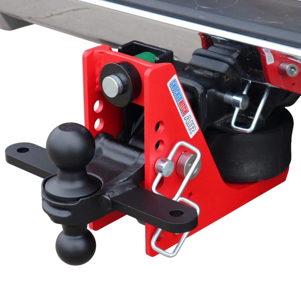 14K Original Air Hitch & Black Sway Tab Combo Ball Installed
