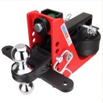 14K Original Air Hitch & Chrome Sway Tab Combo Ball - 2" Receiver