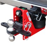 14K Original Air Hitch & Chrome Sway Tab Combo Ball Installed