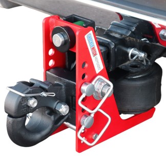 Shocker Sport Air Receiver Hitch & Channel Pintle Installed