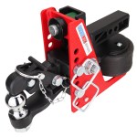 Shocker Sport Air Receiver Hitch & Channel Pintle w/ 2" Ball