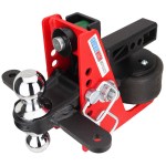 Shocker Sport Air Receiver Hitch & Chrome Combo Ball w/ Sway Tabs