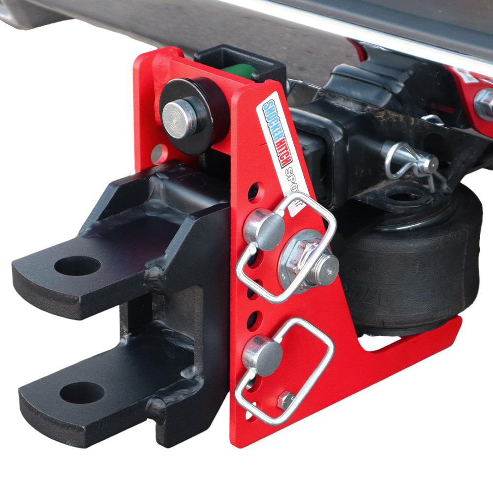 Shocker Sport Air Receiver Hitch & Clevis Pin Mount Installed