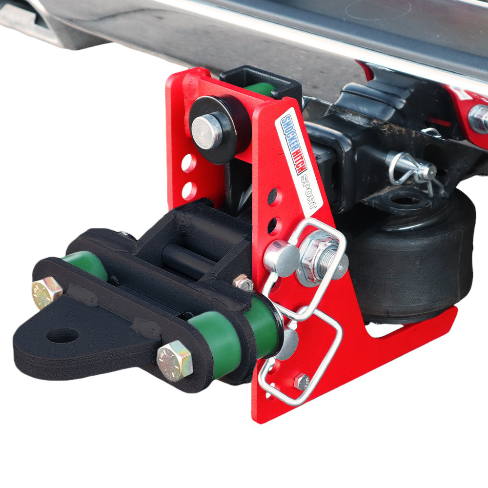8K Sport Air Hitch & Cushioned Drawbar Installed