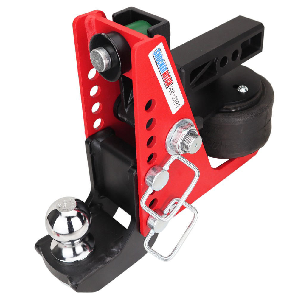 Shocker Sport Air Receiver Hitch & Drop Ball Mount w/ 2-5/16" Ball