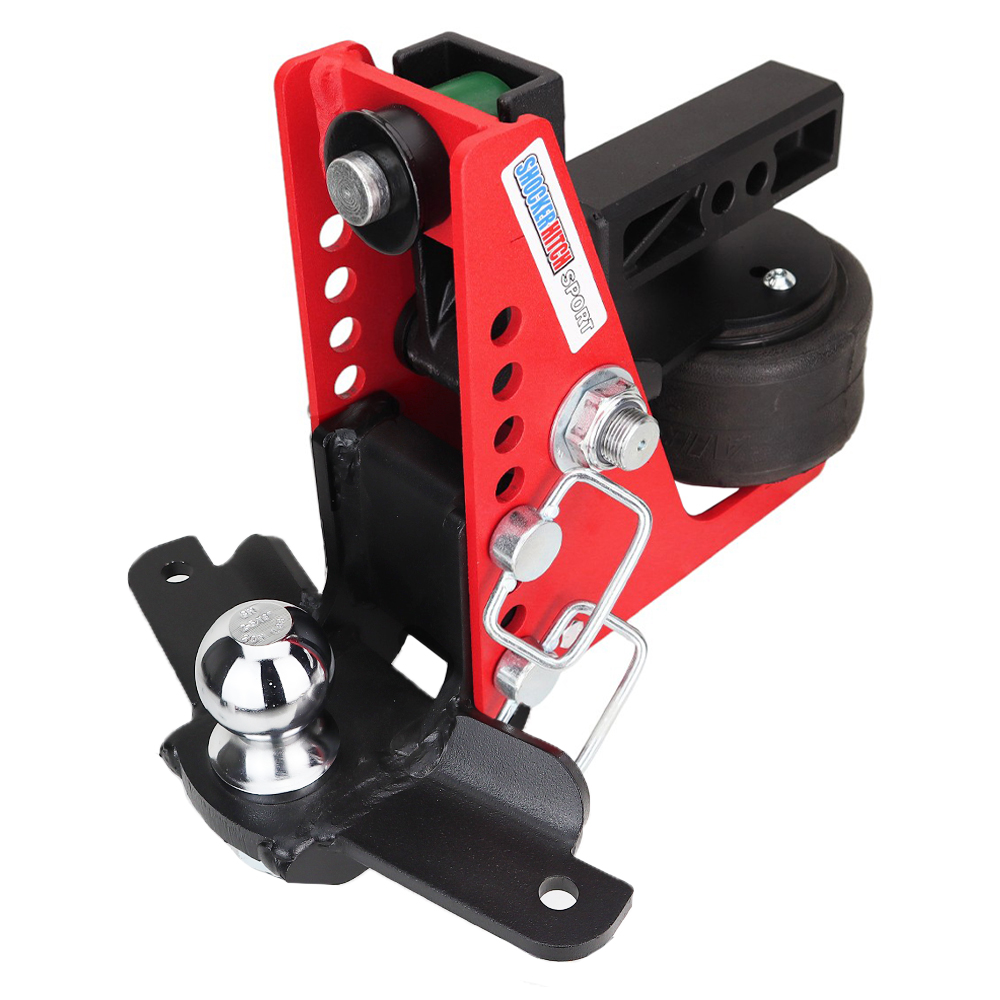 Shocker Sport Air Receiver Hitch & Drop Ball Mount w/ 2-5/16" Ball w/ Sway tabs