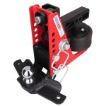Shocker Sport Air Receiver Hitch & Drop Ball Mount w/ 2" Ball w/ Sway tabs