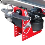 Shocker Sport Air Receiver Hitch & Raised Ball Mount w/ 2" Ball w/ Sway tabs Installed