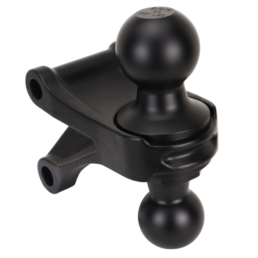 Shocker Hitch Black Combo Ball Mount