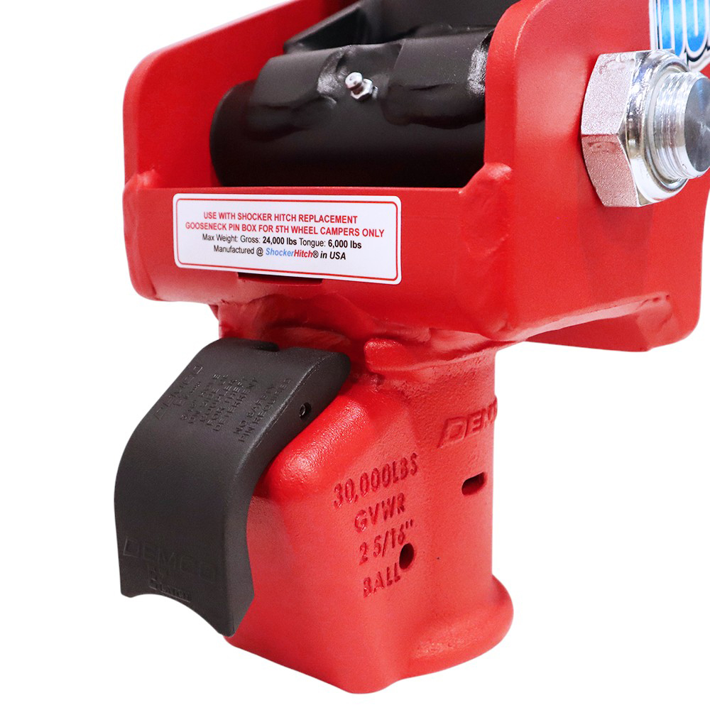 Shocker Quick Air Gooseneck Surge Air Hitch & EZ Latch Demco Coupler