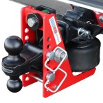 Shocker Sport Air Receiver Hitch & Black Combo Ball Installed