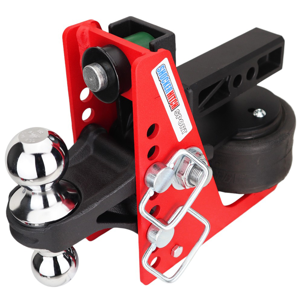 Shocker Sport Air Receiver Hitch & Chrome Combo Ball