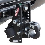 Trail Force Air Hitch & 10-Ton Pintle Hook Channel Style On 2" Receiver