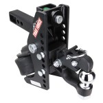 Trail Force Air Hitch & 8-Ton Pintle Hook w/ 2-5/16" Ball Channel Style - 2" Receiver
