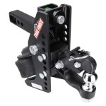 Trail Force Air Hitch & 8-Ton Pintle Hook w/ 2" Ball Channel Style - 2" Receiver