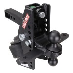 Trail Force Air Hitch & Black Combo Ball Mount w/ Sway Tabs - 2" Receiver