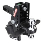 Trail Force Air Hitch & Chrome Combo Ball Mount w/ Sway Tabs - 2" Receiver