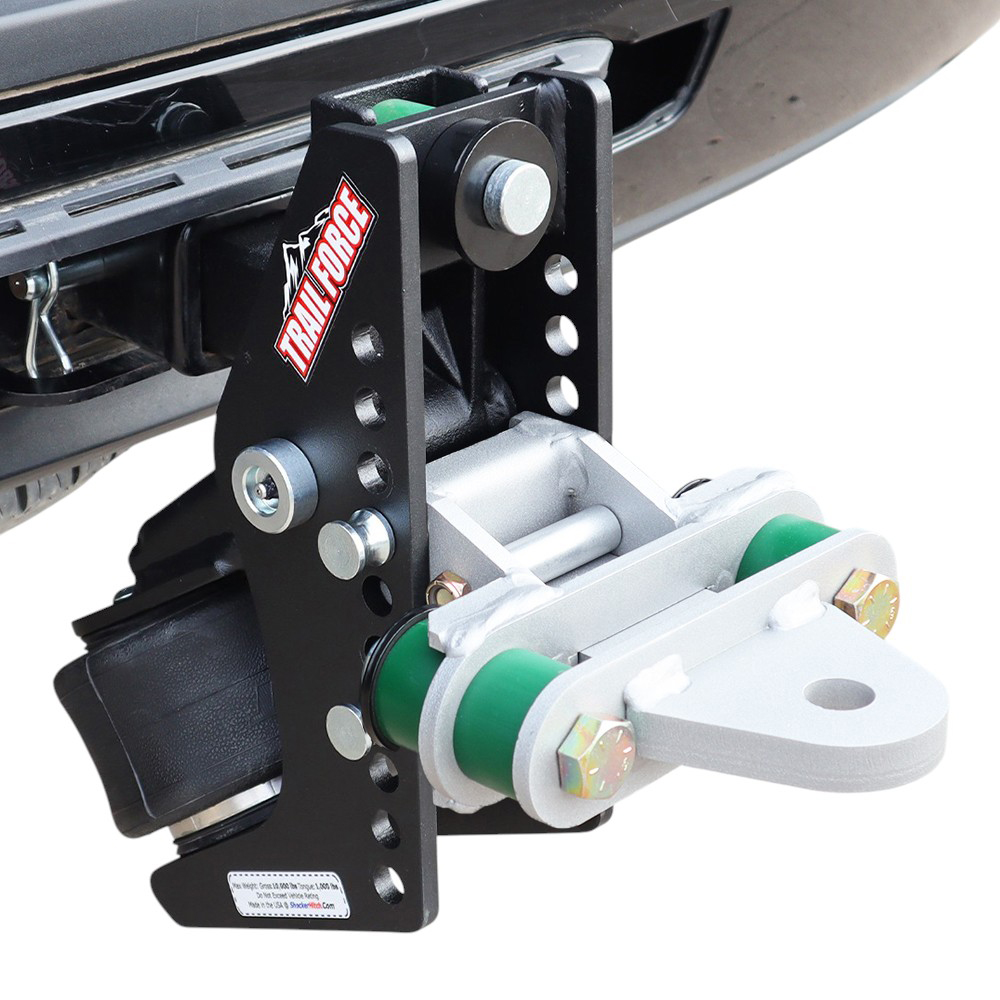 Trail Force Air Hitch & Cushioned Drawbar Mount Installed On 2" Receiver