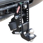 Trail Force Air Hitch & Drop Ball Mount w/ 2-5/16" Ball Installed On 2" Receiver