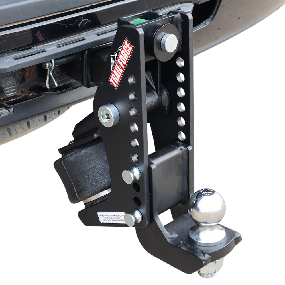 Trail Force Air Hitch & Drop Ball Mount w/ 2-5/16" Ball Installed On 2" Receiver