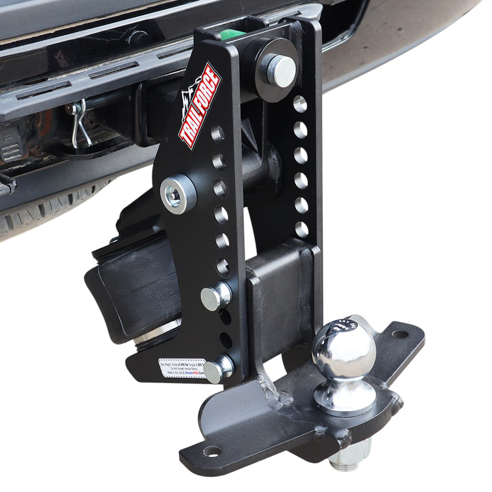 Trail Force Air Hitch & Drop Ball Mount w/ 2-5/16" Ball w/ Sway Tabs Installed On 2" Receiver