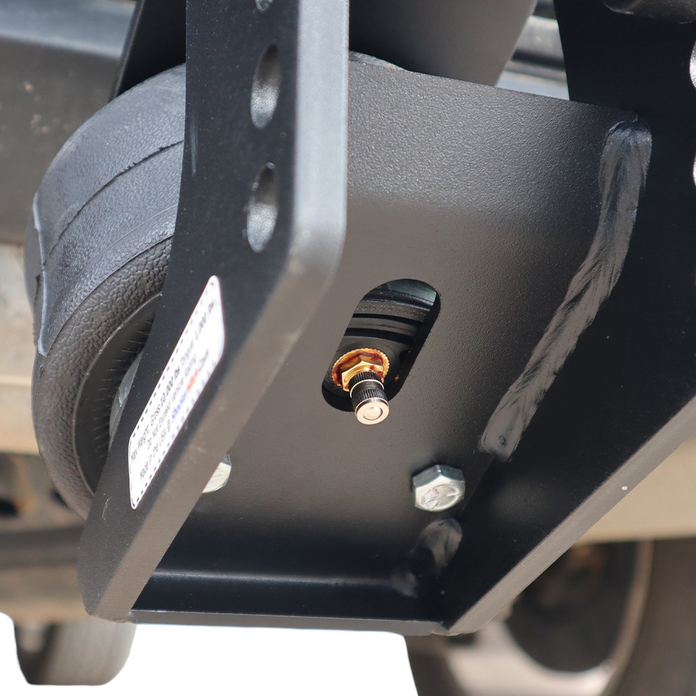 Adjust Pressure w/ Under Frame Air Valve on Trail Force