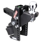 Trail Force Air Hitch & Raised Ball Mount w/ 2-5/16" Ball - 2" Receiver