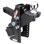 Trail Force Air Hitch & Raised Ball Mount w/ 2" Ball - 2" Receiver