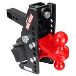 Trail Force Air Hitch & Red Combo Ball - 2" Receiver