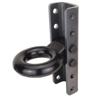 10 Ton Pintle Ring with Adjustable 6 Hole Weld-On Vertical Channel